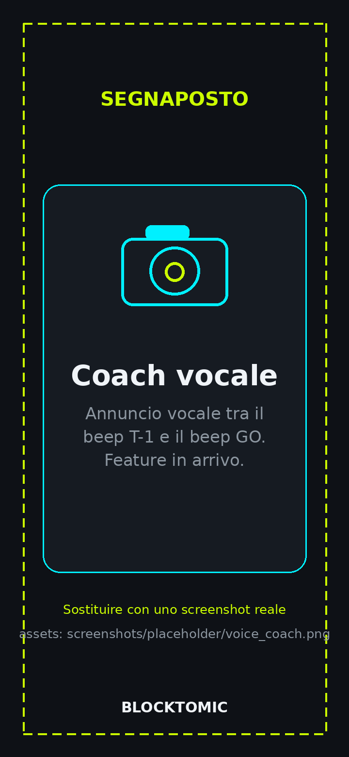 Placeholder – Voice Coach (screenshot da acquisire)